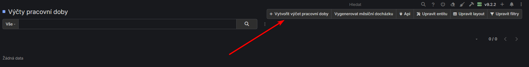 Seznam výčtů pracovní doby
