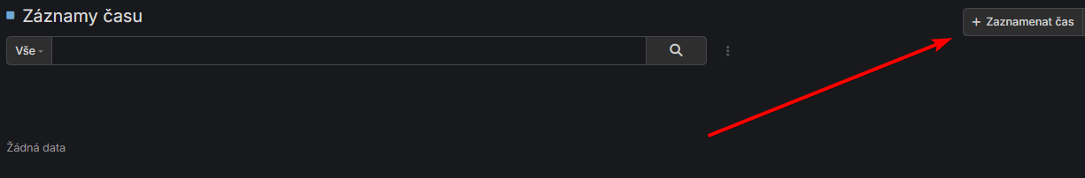 Seznam záznamů času